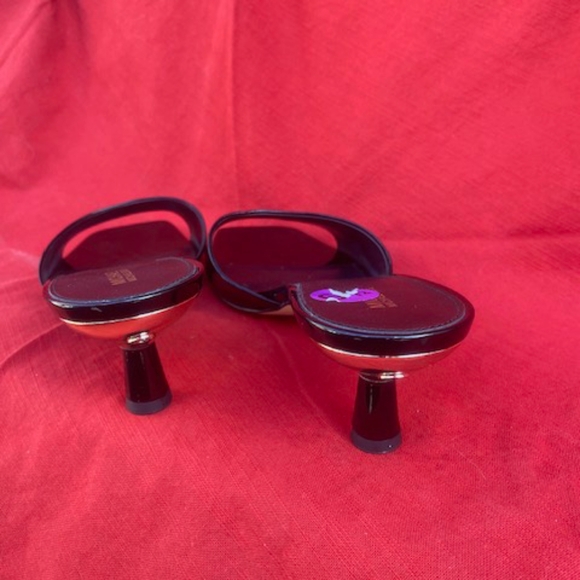 New Michael Kors Amal Patent Leather  Slip on Heels - Size 9.5 - Picture 5 of 6